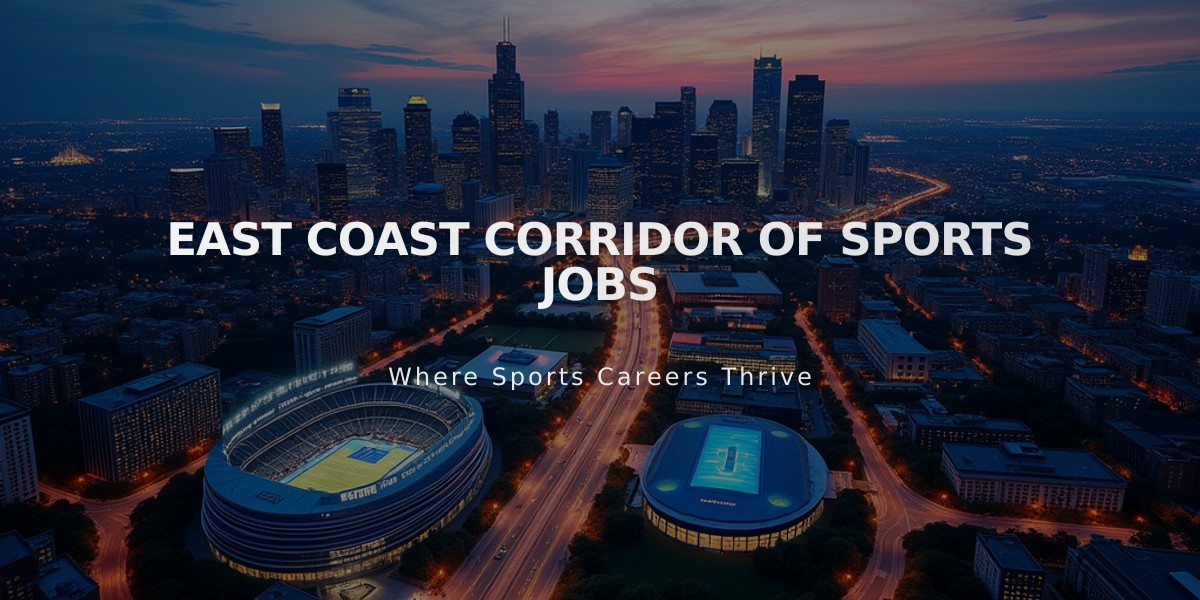 The Northeast Sports Corridor: America's Sports Industry Powerhouse