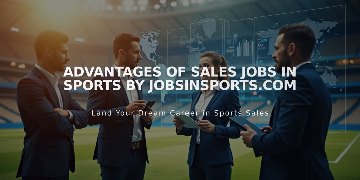 How Sales Jobs in Sports Can Launch Your Career: Insights from JobsInSports.com