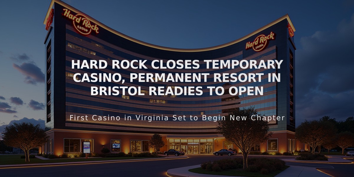 Hard Rock Bristol Casino Set to Launch Permanent $515M Resort, Closes Temporary Venue