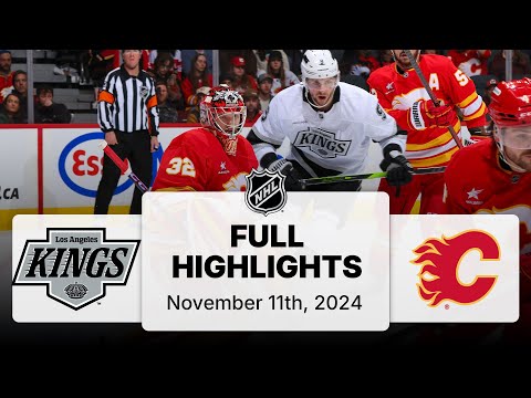 Kings vs Flames hockey game