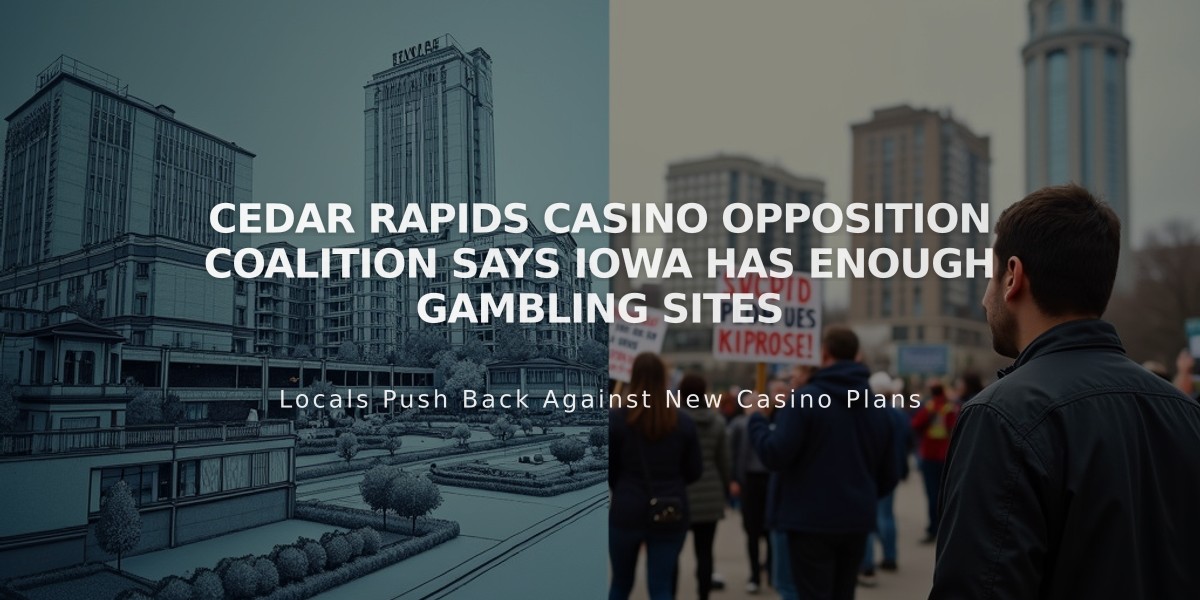 Cedar Rapids Casino Opposition Coalition Says Iowa Has Enough Gambling Sites