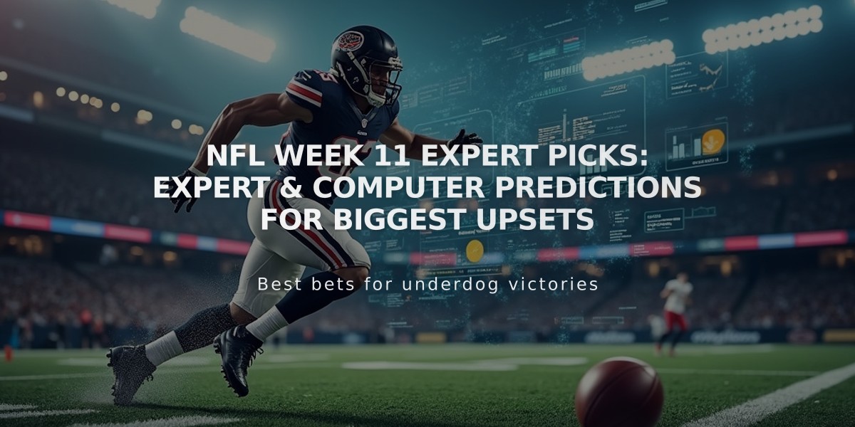 NFL Week 11 Expert Picks: Expert & Computer Predictions for Biggest Upsets