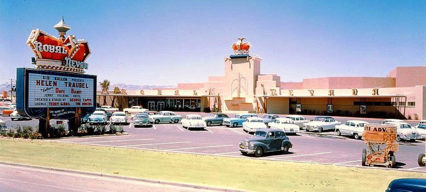 Royal Nevada casino sign, 1955