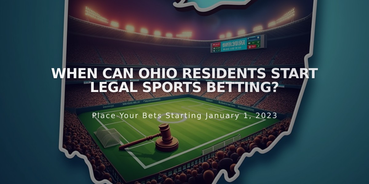 When Can Ohio Residents Start Legal Sports Betting?