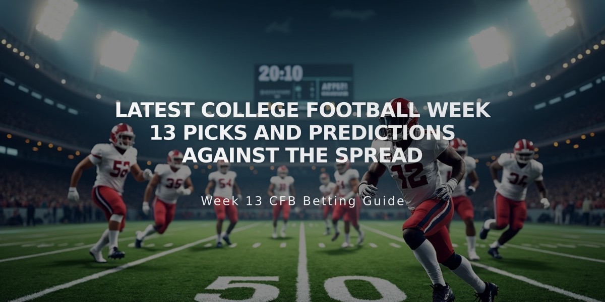 Latest College Football Week 13 Picks and Predictions Against the Spread