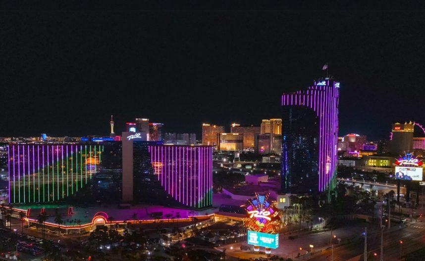 Rio Casino Las Vegas at night