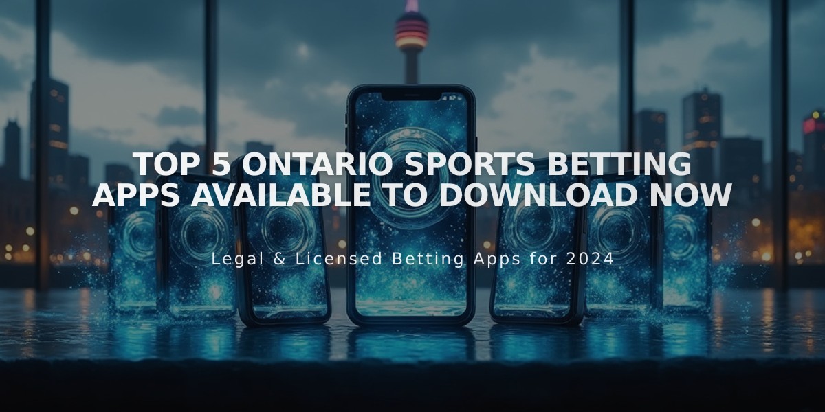 Top 5 Ontario Sports Betting Apps Available to Download Now