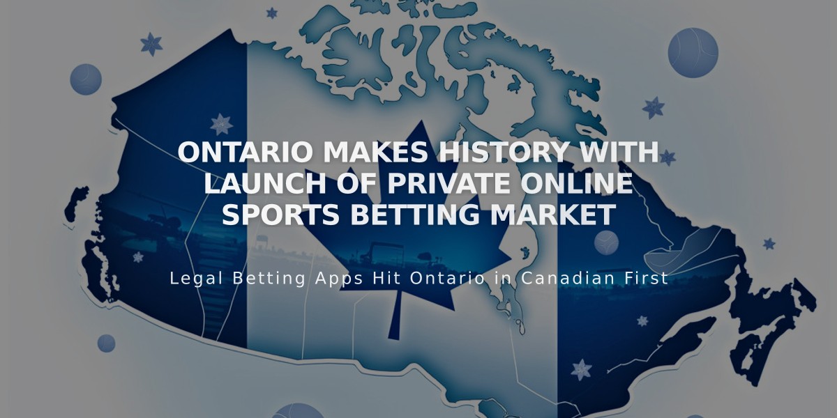 Ontario Makes History with Launch of Private Online Sports Betting Market