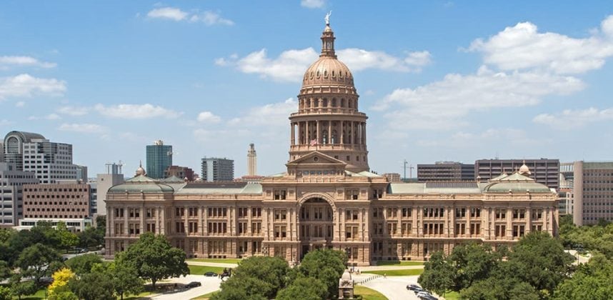 Texas State Capitol panoramic view