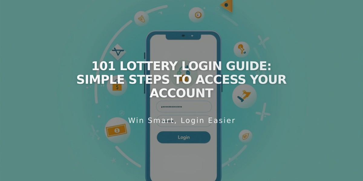 101 Lottery Login Guide: Simple Steps to Access Your Account