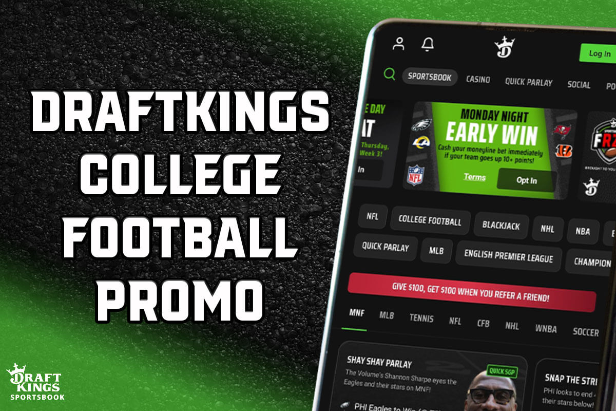 DraftKings CFB Promo Banner