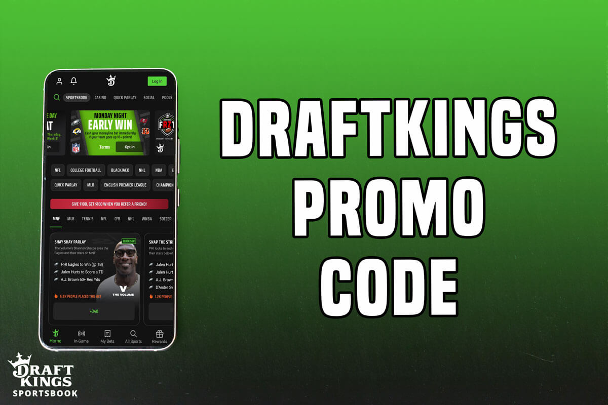 DraftKings Sportsbook promo code app display