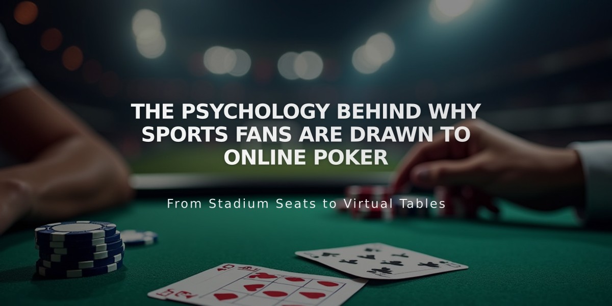 The Psychology Behind Why Sports Fans Are Drawn to Online Poker