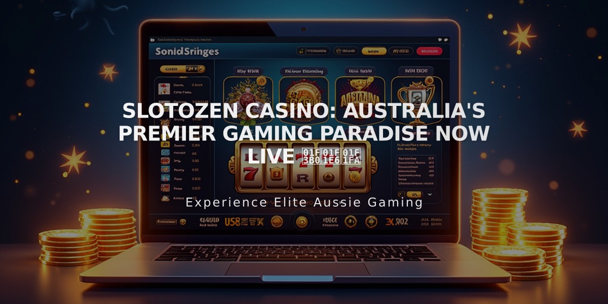 Slotozen Casino: Australia's Premier Gaming Paradise Now Live 🎰🇦🇺