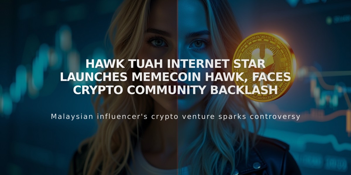 Hawk Tuah Internet Star Launches Memecoin HAWK, Faces Crypto Community Backlash