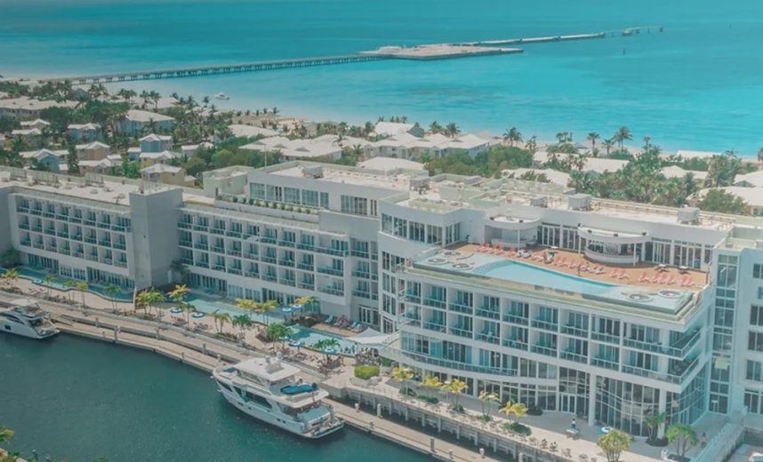 Aerial view of Resorts World Bimini