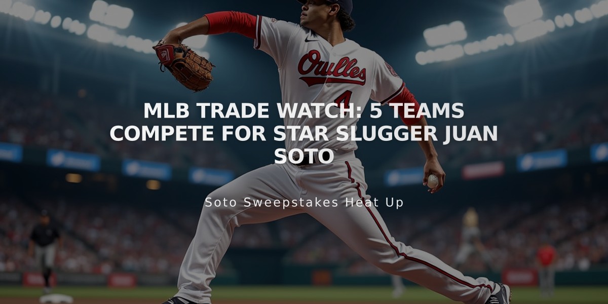 MLB Trade Watch: 5 Teams Compete for Star Slugger Juan Soto