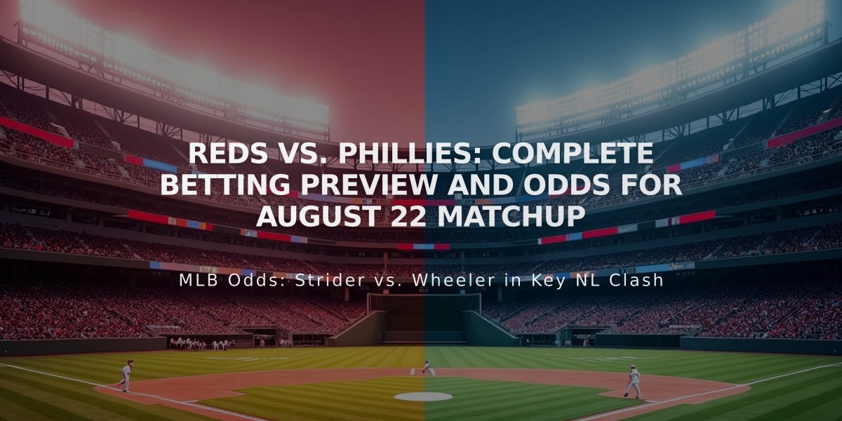 Reds vs. Phillies: Complete Betting Preview and Odds for August 22 Matchup