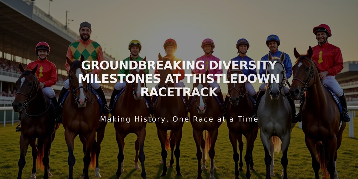 Groundbreaking Diversity Milestones at Thistledown Racetrack