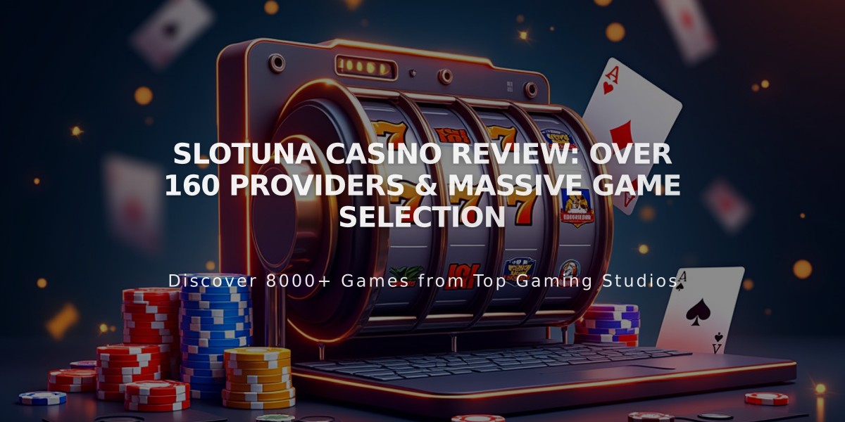 Slotuna Casino Review: Over 160 Providers & Massive Game Selection