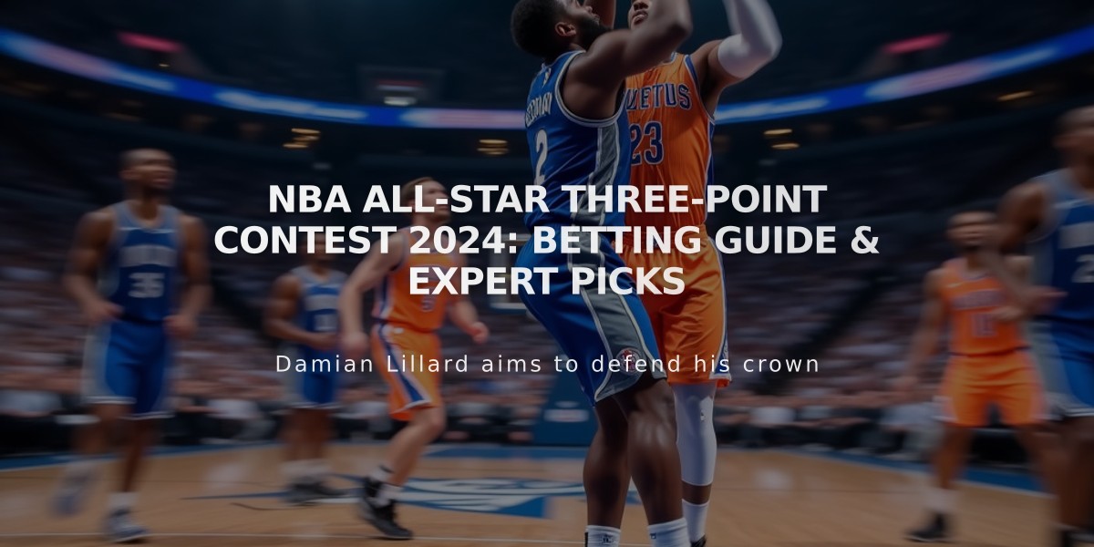 NBA All-Star Three-Point Contest 2024: Betting Guide & Expert Picks