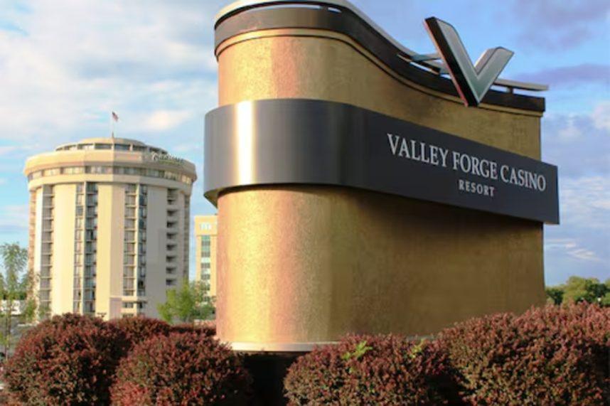 Valley Forge Casino sign