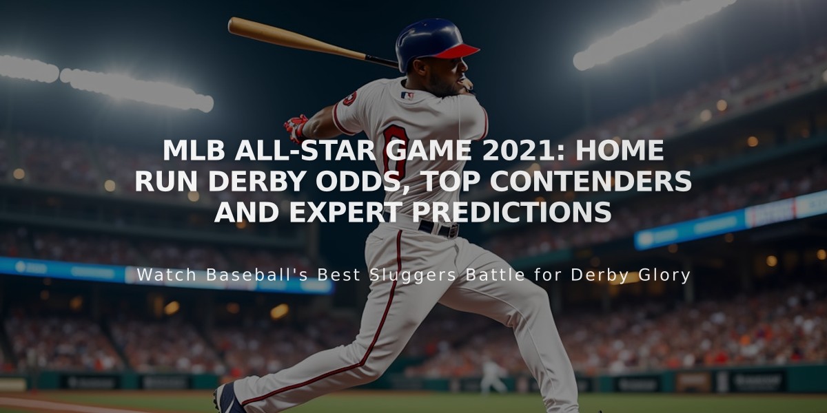 MLB All-Star Game 2021: Home Run Derby Odds, Top Contenders and Expert Predictions