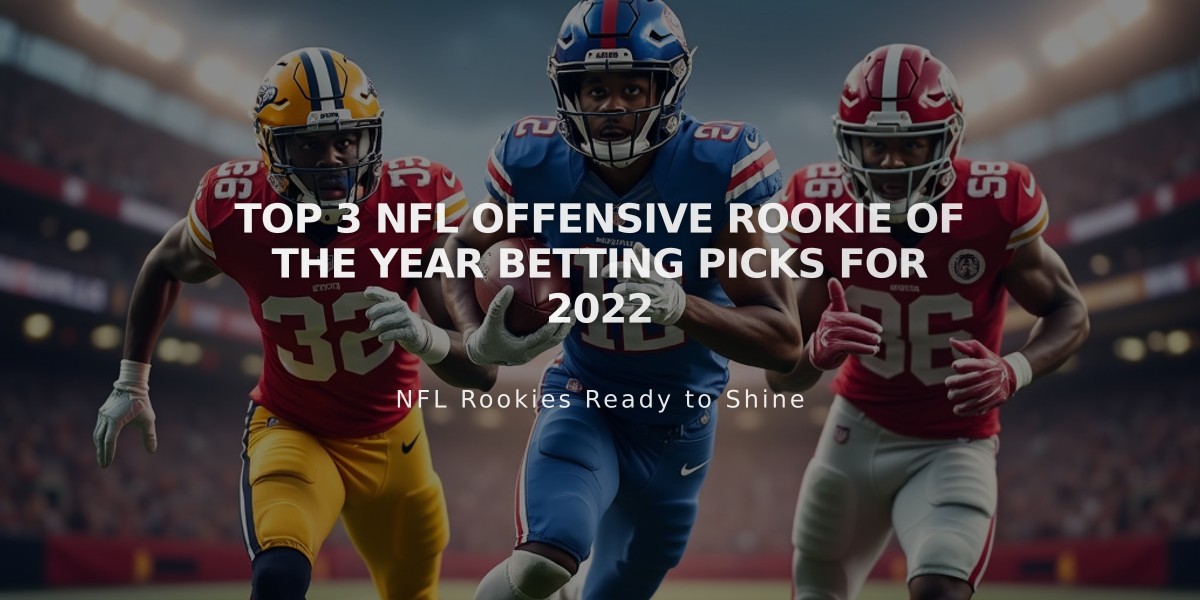 Top 3 NFL Offensive Rookie of the Year Betting Picks for 2022