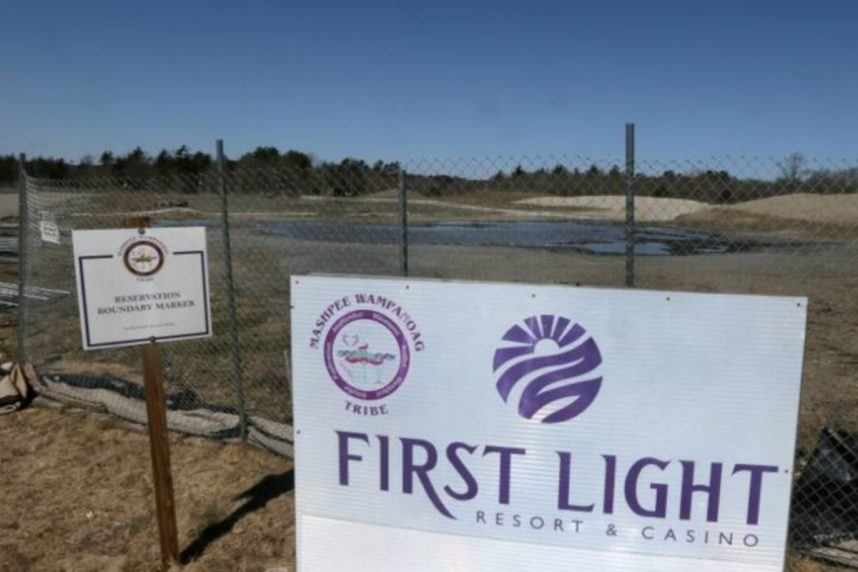 First Light casino sign exterior