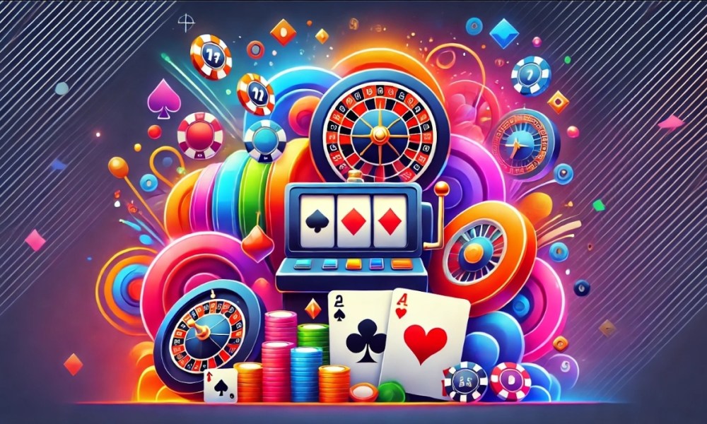 Casino gaming display wallpaper