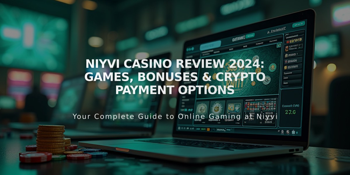 Niyvi Casino Review 2024: Games, Bonuses & Crypto Payment Options