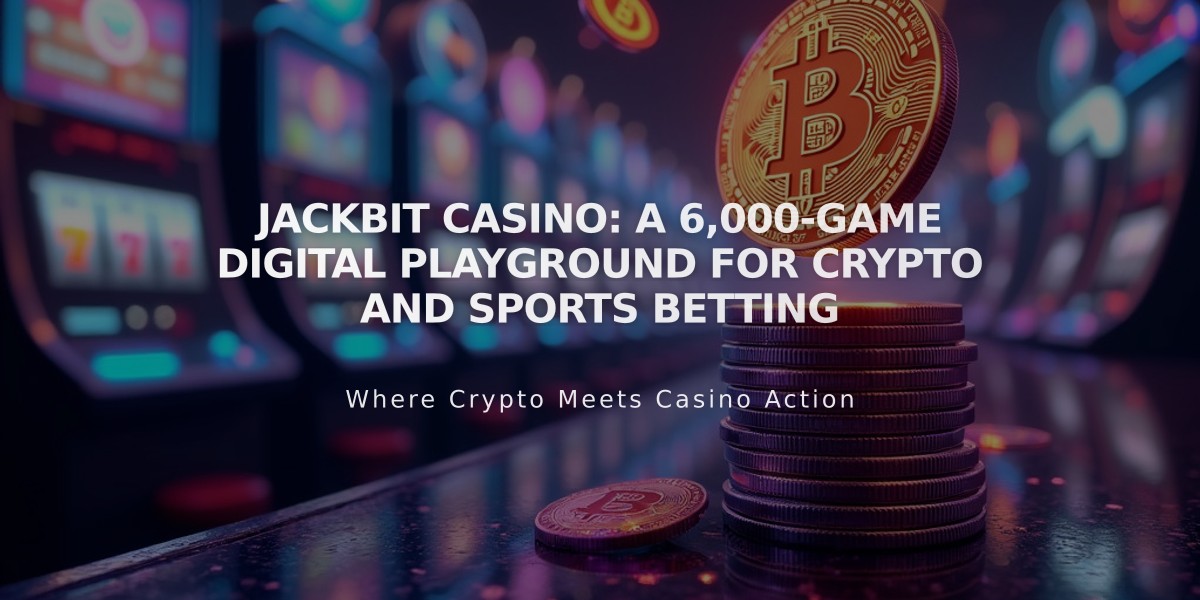 Jackbit Casino: A 6,000-Game Digital Playground for Crypto and Sports Betting