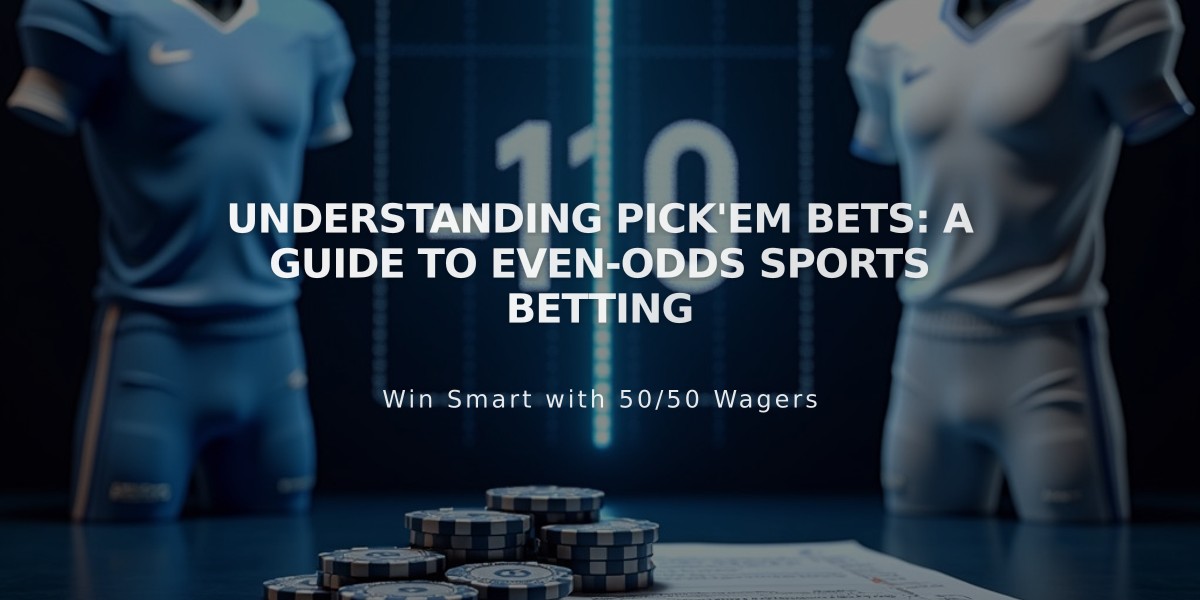 Understanding Pick'Em Bets: A Guide to Even-Odds Sports Betting