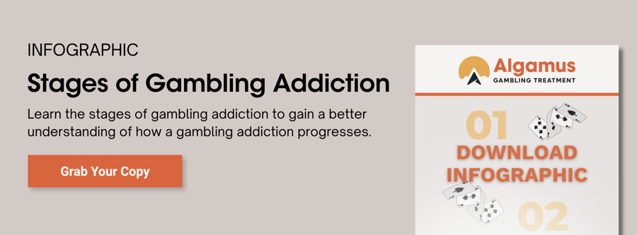 Gambling addiction progression stages