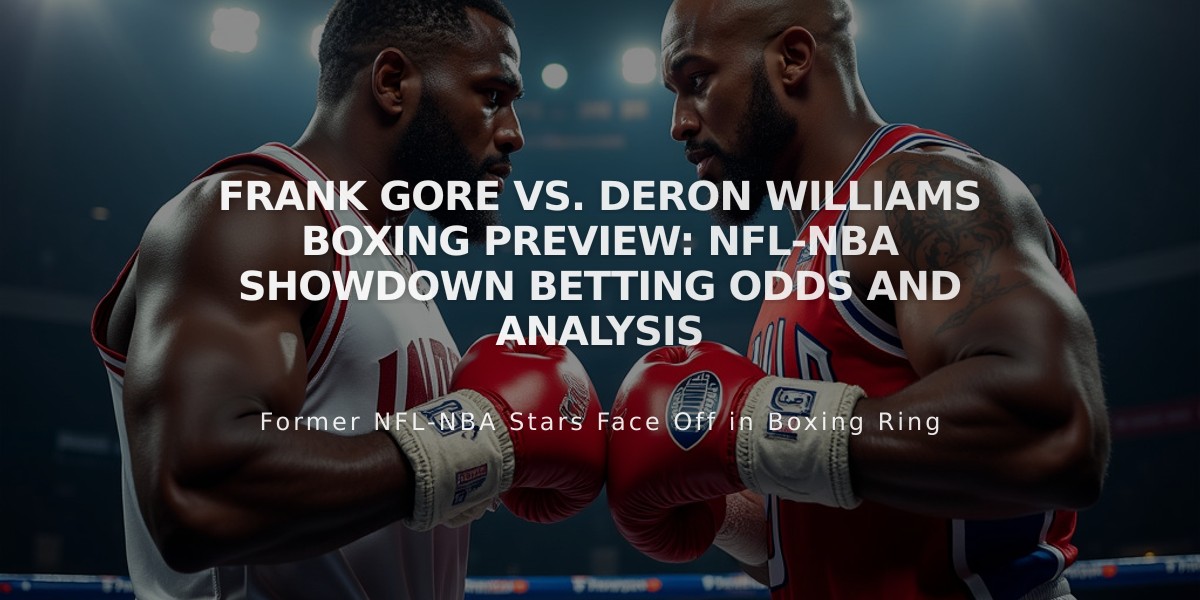 Frank Gore vs. Deron Williams Boxing Preview: NFL-NBA Showdown Betting Odds and Analysis