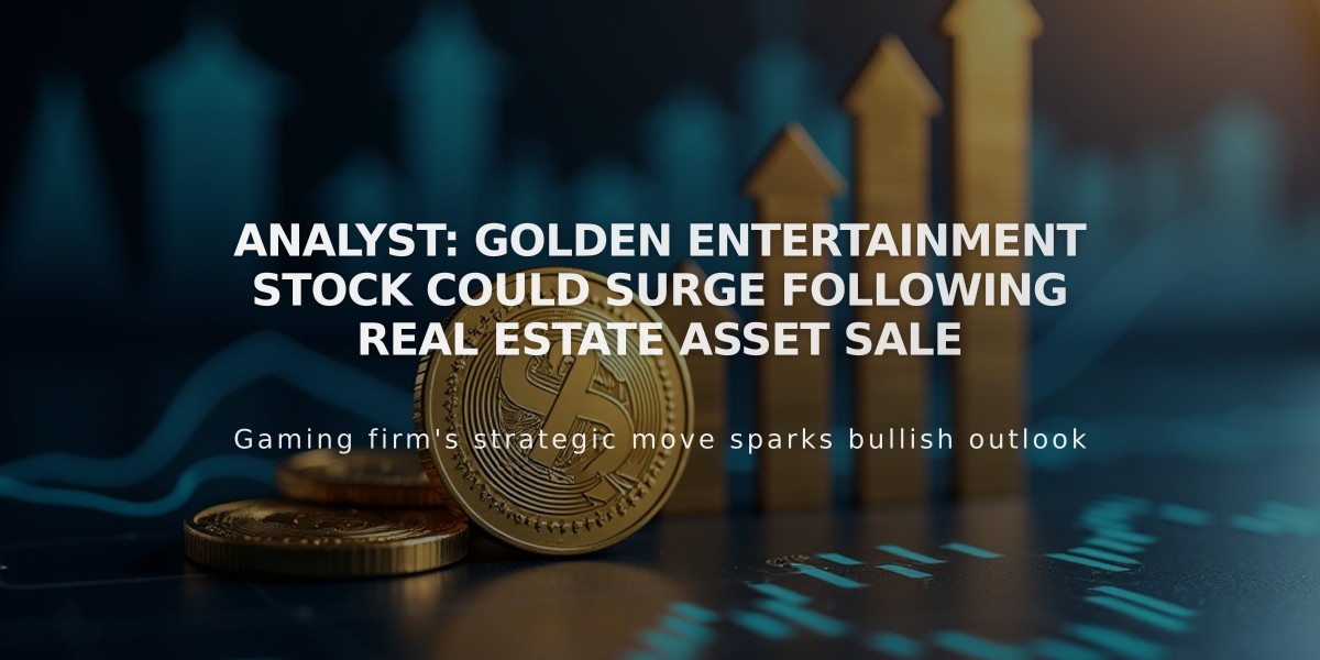 Analyst: Golden Entertainment Stock Could Surge Following Real Estate Asset Sale