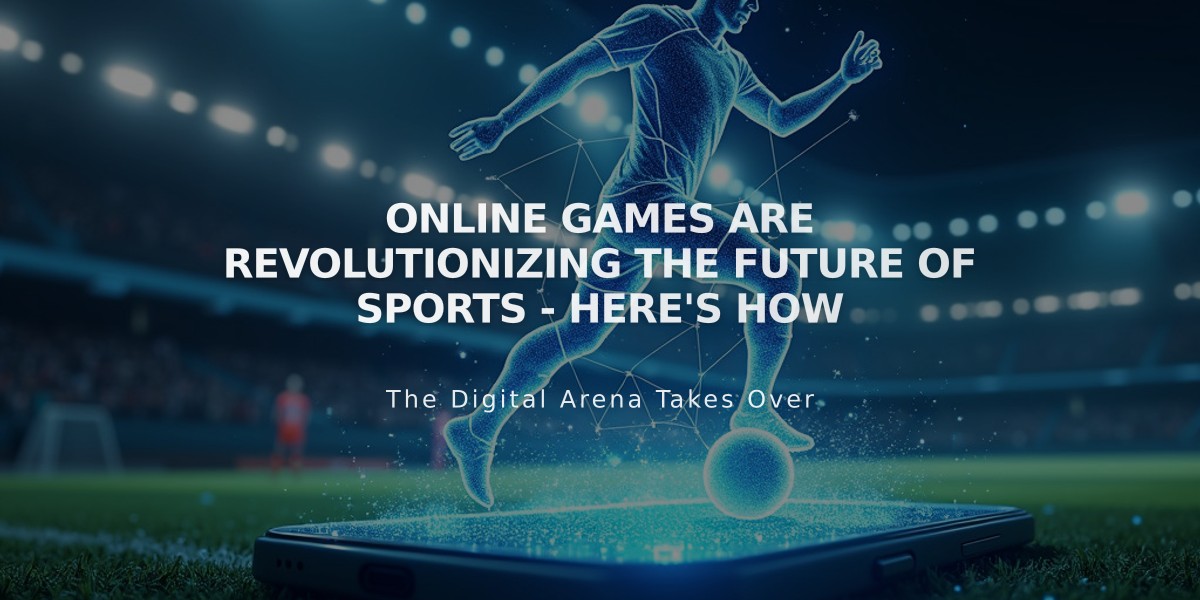 Online Games are Revolutionizing the Future of Sports - Here's How