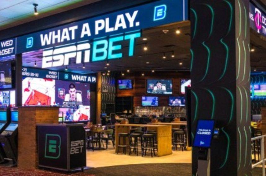 ESPNBet sports bar with TV screens