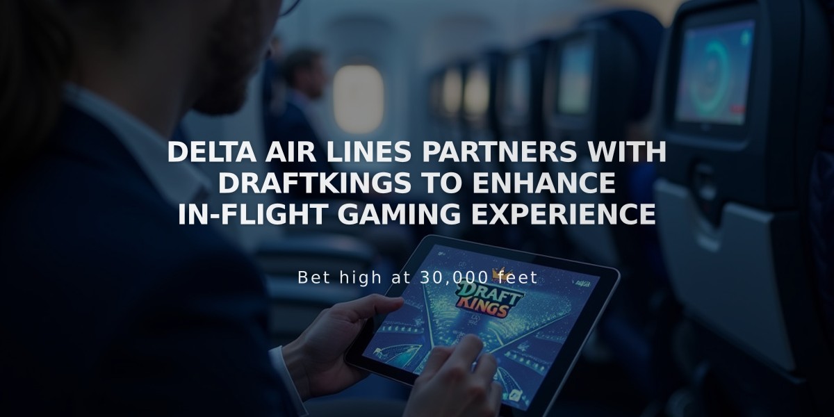 Delta Air Lines Partners with DraftKings to Enhance In-Flight Gaming Experience