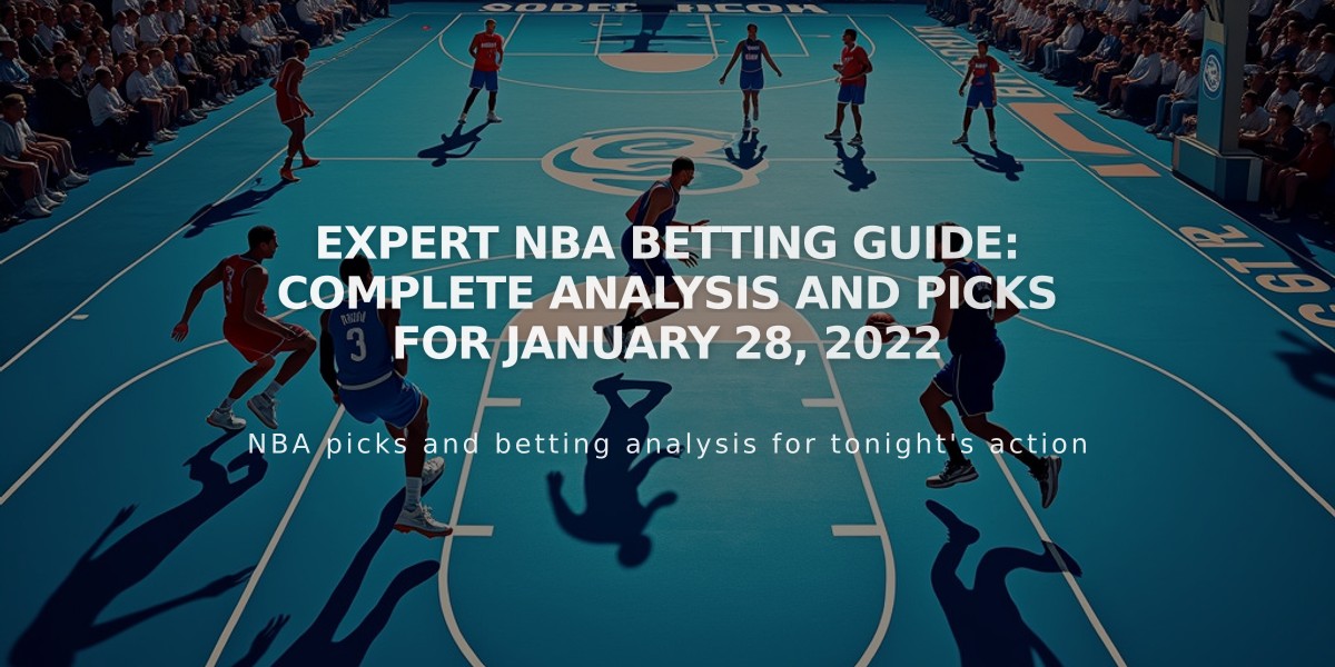 Expert NBA Betting Guide: Complete Analysis and Picks for January 28, 2022