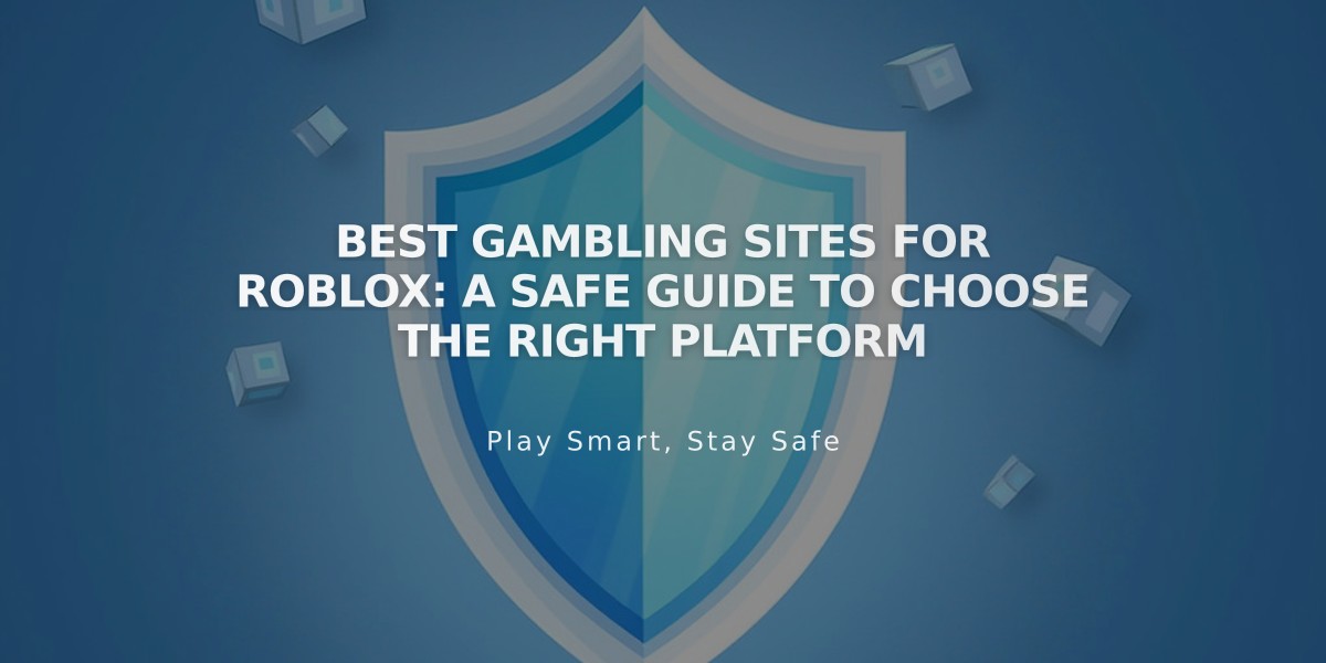 Best Gambling Sites for Roblox: A Safe Guide to Choose the Right Platform