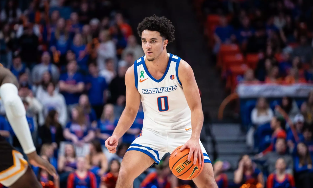 Basketball player in white jersey