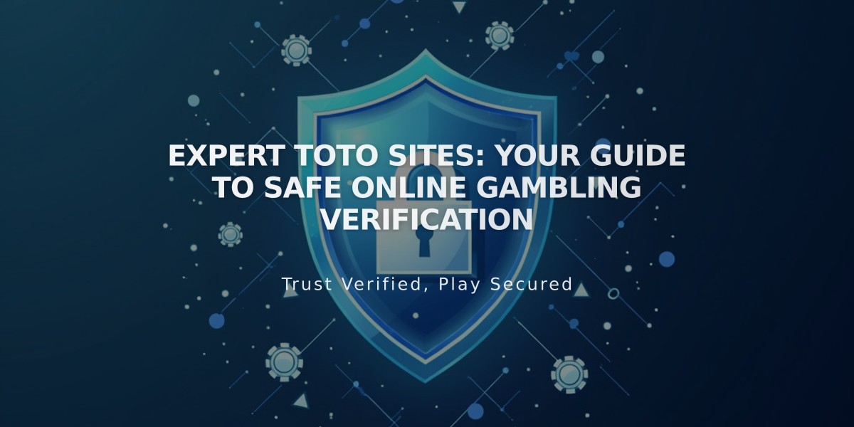 Expert Toto Sites: Your Guide to Safe Online Gambling Verification