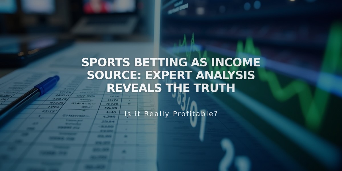 Sports Betting as Income Source: Expert Analysis Reveals the Truth