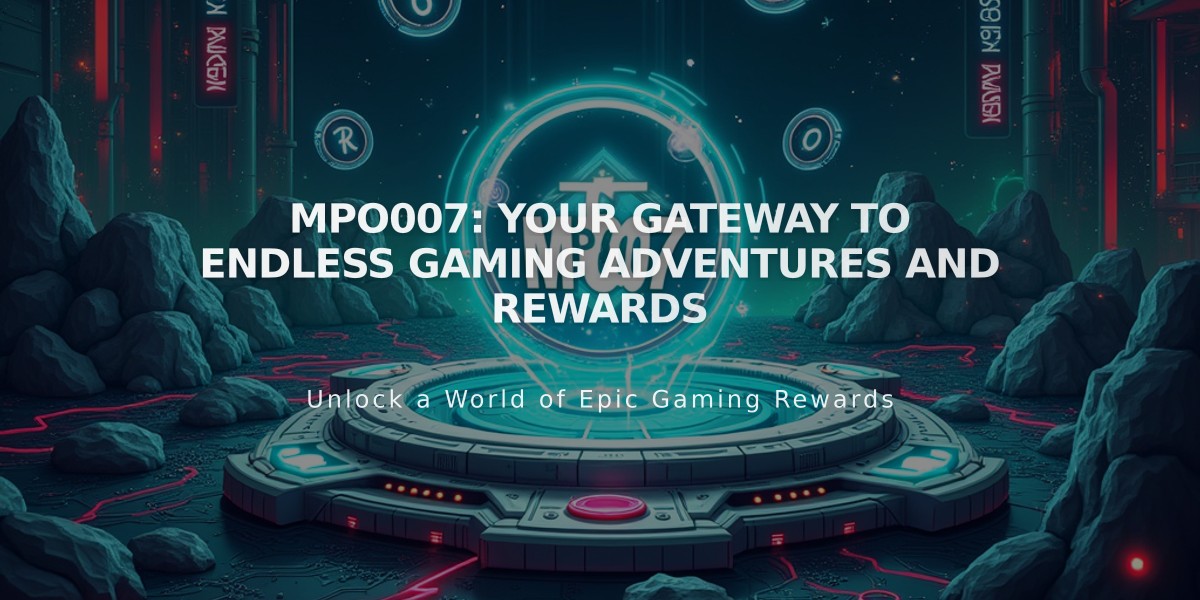 MPO007: Your Gateway to Endless Gaming Adventures and Rewards