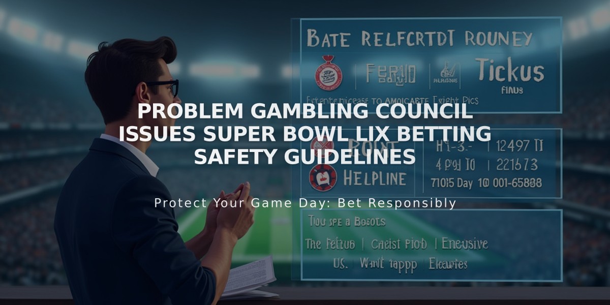 Problem Gambling Council Issues Super Bowl LIX Betting Safety Guidelines