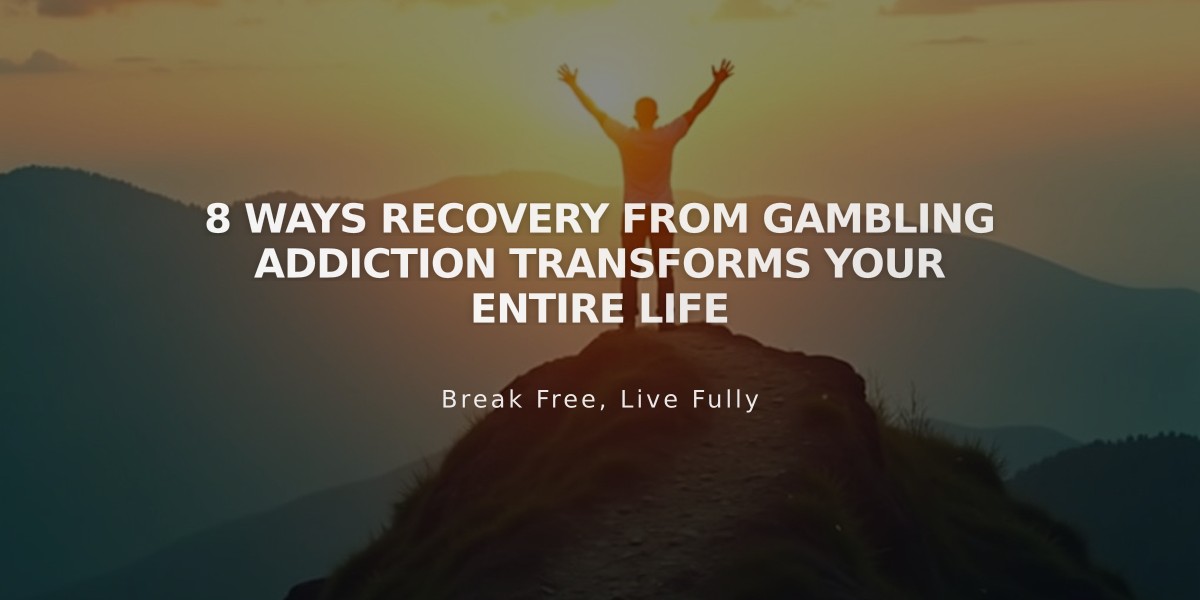 8 Ways Recovery From Gambling Addiction Transforms Your Entire Life