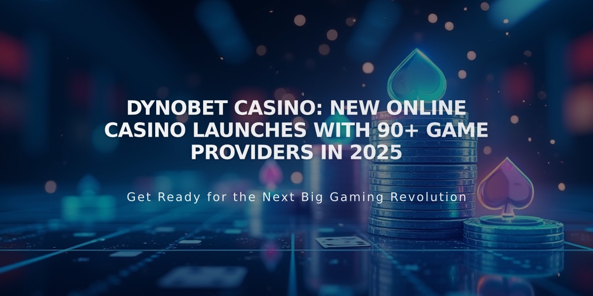 Dynobet Casino: New Online Casino Launches with 90+ Game Providers in 2025