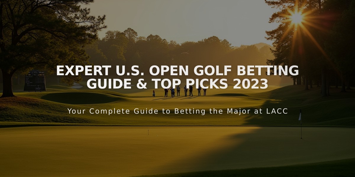 Expert U.S. Open Golf Betting Guide & Top Picks 2023